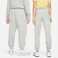 Nike Sportswear Club Fleece Joggingbroek Mid-Rise Dames Grijs Wit