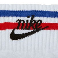 Nike Sportswear Everyday Essential Korte Sportsokken 3-Pack Wit Zwart Blauw Rood