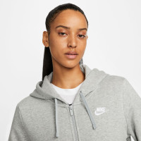 Nike Sportswear Club Fleece Vest Dames Grijs Wit