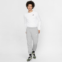 Nike Sportswear Club Fleece Joggingbroek Grijs Wit