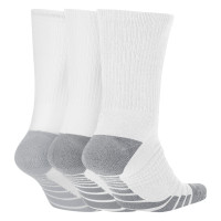 Nike Everyday Max Cushioned Trainingssokken 3-Pack Wit Grijs Zwart