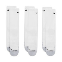 Nike Everyday Max Cushioned Trainingssokken 3-Pack Wit Grijs Zwart