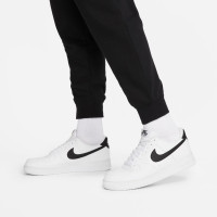 Nike Sportswear Club Fleece Sweater Trainingspak Mid-Rise Dames Zwart Wit