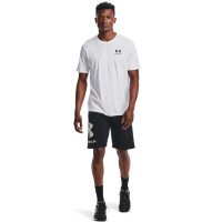 Under Armour Left Chest Logo T-Shirt White Black