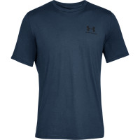 Under Armour Left Chest Logo T-Shirt Dark Blue Black