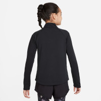 Nike Dri-Fit Trainingstrui 1/4-Zip Meisjes Zwart Wit
