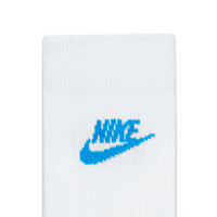 Nike Sportswear Everyday Essential Sportsokken 3-Pack Wit Multicolor