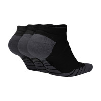 Nike Everyday Max Cushioned Enkelsokken 3-Pack Zwart Wit