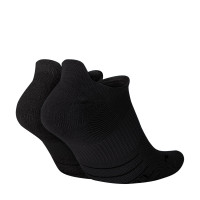 Nike Multiplier No-Show Enkelsokken 2-Pack Zwart Wit