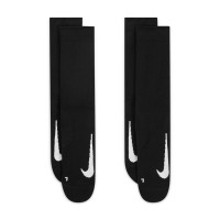 Nike Multiplier Sportsokken 2-Pack Zwart Wit