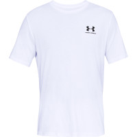 Under Armour Left Chest Logo T-Shirt White Black