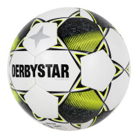 Derbystar Solitär II Voetbal Maat 5 Wit Geel Zwart