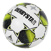 Derbystar Solitär II Voetbal Maat 5 Wit Geel Zwart