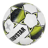 Derbystar Solitär II Voetbal Maat 5 Wit Geel Zwart