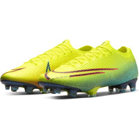 Nike Mercurial Vapor 13 Elite MDS Gras Voetbalschoenen (FG) Geel Blauw Roze