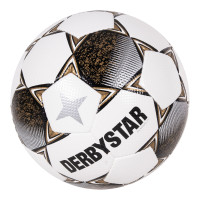 Derbystar Classic TT II Football 8 x 1 Panels Size 5 White Gold Black