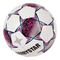 Derbystar Classic Energy Light II Football 8 x 1 Panels Size 5 White Pink Blue