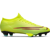 Nike Mercurial Vapor 13 Pro MDS Gras Voetbalschoenen (FG) Geel Blauw Roze