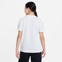 Nike Sportswear T-Shirt Meisjes Wit Zwart