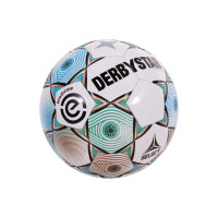 Derbystar Eredivisie Mini Voetbal Maat 1 2023-2024 Wit Groen Blauw