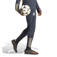 adidas Real Madrid Trainingsbroek 2023-2024 Donkerblauw Wit Goud