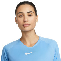 Nike Dri-FIT Park Long Sleeve Base Layer Women Light Blue White