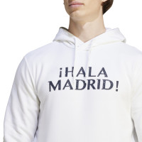 adidas Real Madrid DNA Hoodie 2023-2024 Wit Donkerblauw