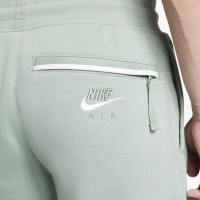 Nike Air Fleece Broekje Wit Groen Grijs