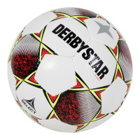 Derbystar Classic S-Light II Voetbal 8 x 1 Vlakken Maat 5 Wit Rood Geel