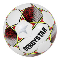 Derbystar Classic S-Light II Voetbal 8 x 1 Vlakken Maat 5 Wit Rood Geel
