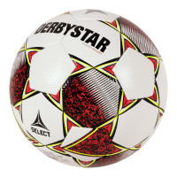 Derbystar Classic S-Light II Voetbal 4 x 3 Vlakken Maat 5 Wit Rood Geel