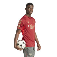 adidas Arsenal Trainingsshirt 2023-2024 Donkerrood Goud