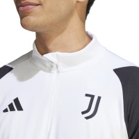 adidas Juventus Trainingspak 1/4-Zip 2023-2024 Wit Zwart Roze