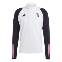 adidas Juventus Trainingspak 1/4-Zip 2023-2024 Wit Zwart Roze