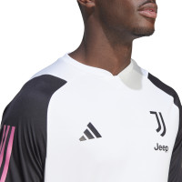 adidas Juventus Trainingsset 2023-2024 Wit Zwart Roze