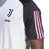 adidas Juventus Trainingsset 2023-2024 Wit Zwart Roze