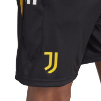 adidas Juventus Trainingsbroekje 2023-2024 Zwart Wit Geel