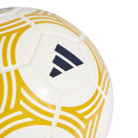adidas Real Madrid Mini Voetbal Maat 1 2023-2024 Wit Goud