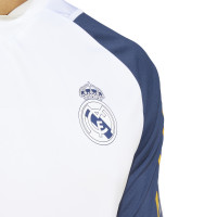 adidas Real Madrid Trainingsset 2023-2024 Wit Donkerblauw Goud