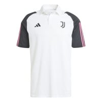 adidas Juventus Polo Trainingsset 2023-2024 Wit Zwart Roze