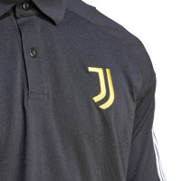 adidas Juventus Polo Trainingsset 2023-2024 Zwart Geel Wit