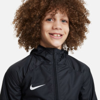Nike Academy Pro Regenjack Kids Zwart Wit