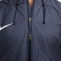 Nike Academy Pro Regenjack Dames Donkerblauw Wit