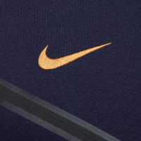 Nike Paris Saint-Germain Tech Fleece Trainingspak 2023-2024 Donkerblauw Goud