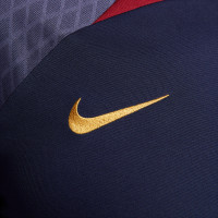 Nike Paris Saint-Germain Strike Trainingsshirt 2023-2024 Donkerblauw Rood Goud