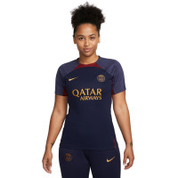 Nike Paris Saint-Germain Strike Trainingsshirt 2023-2024 Dames Donkerblauw Rood Goud