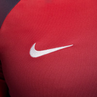 Nike Paris Saint-Germain Pre-Match Trainingsshirt 2023-2024 Donkerblauw Rood Wit