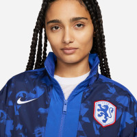 Nike Nederland Essential Jack 2023-2025 Dames Donkerblauw Blauw Wit