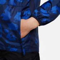 Nike Nederland Academy AWF Jack 2023-2025 Kids Donkerblauw Blauw Wit