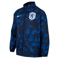 Nike Nederland Academy AWF Jack 2023-2025 Kids Donkerblauw Blauw Wit